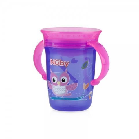 Decorated Cup with handle 360º 240ml