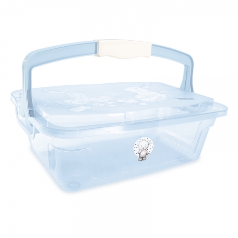 Translucent Kids' Organizer With Handle Fofura