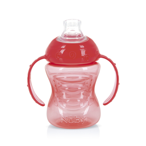 Copo com Alça e Super Bico de Silicone 240ml 