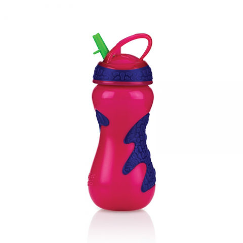 Vaso antiderrames con popote gator-grip flip-it 20oz